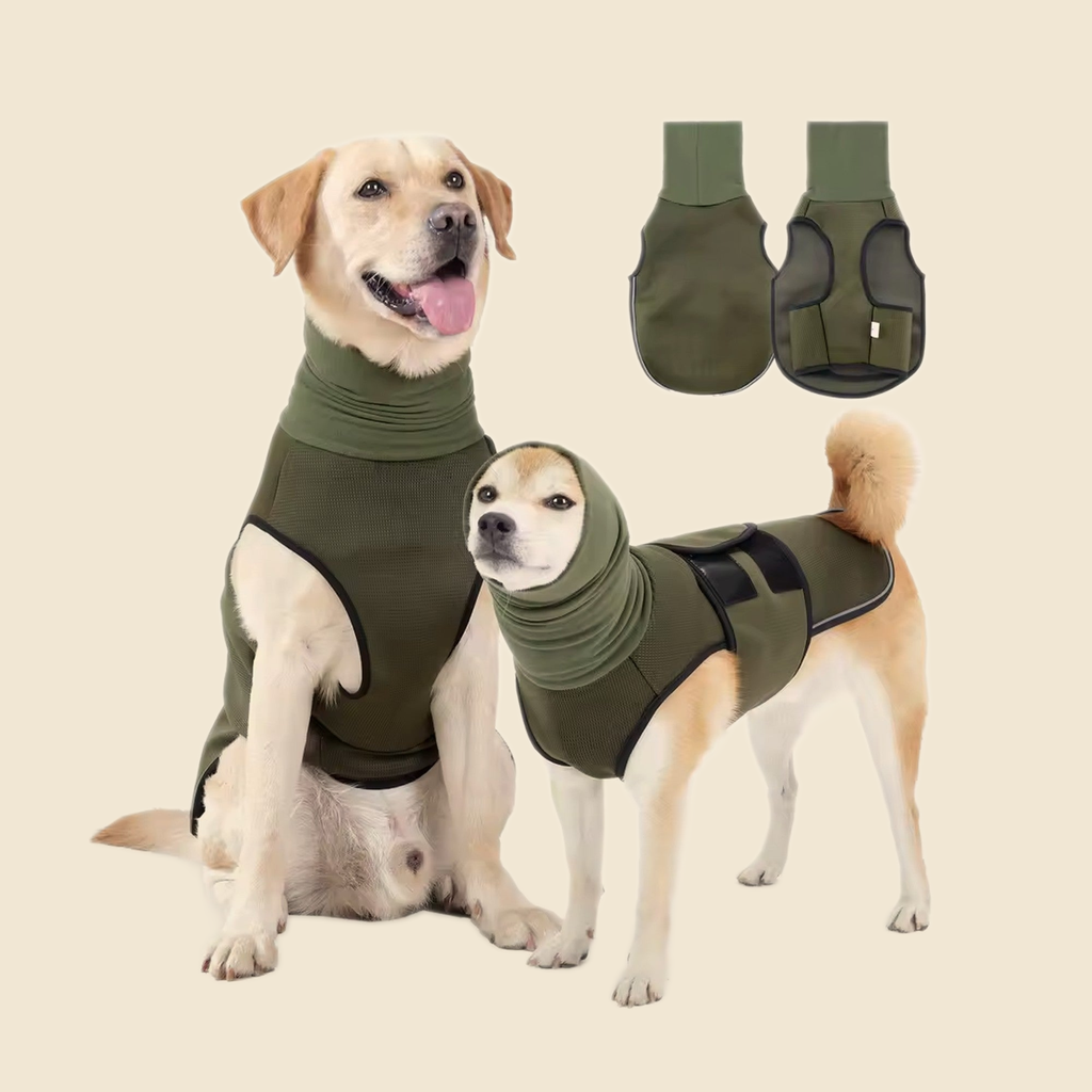 Denwell Calming Anxiety Vest in Green