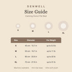 Denwell pet bed size guide